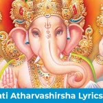 Sri Ganapati Atharvashirsha Lyrics in English